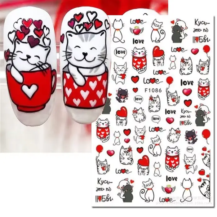 Autocollants 3d pour Nail Art