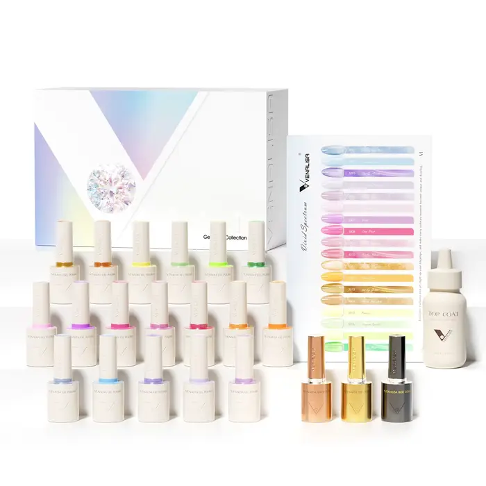 VENALISA VIP Kit 10ml vernis à ongles HEMA TPO gratuit néon gelée Gel Pigment professionnel Nail Art longue durée Gel