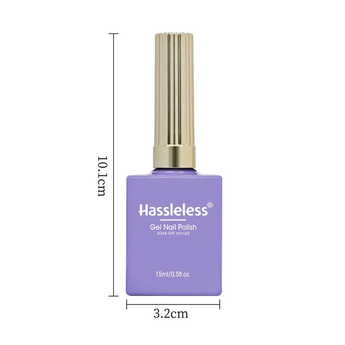 Ensemble de vernis à ongles en gel Hassleless de 9 pièces (15 ml chacun)