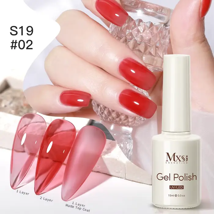 6 pièces/ensemble 15ML nu rose gelée vernis à ongles Gel ensemble été translucide