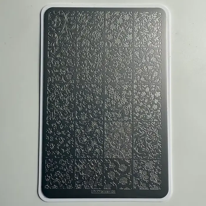 XMQ NAIL ART STAMPING PLATES Fleurs TEMPLATES LEAVES IMAGEPLATES