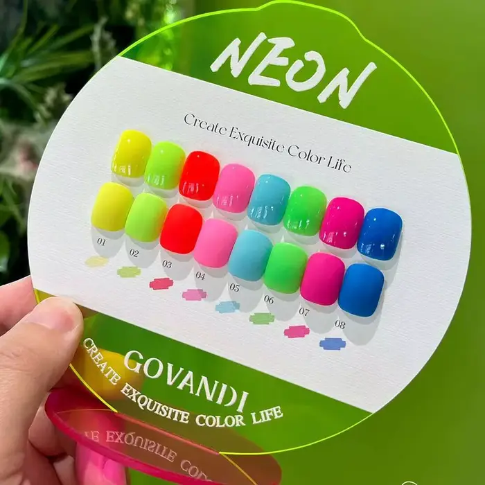 Vernis à ongles Gel avec carte de couleur