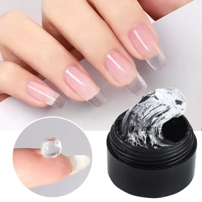 Extension d'ongles en cristal doux et solide