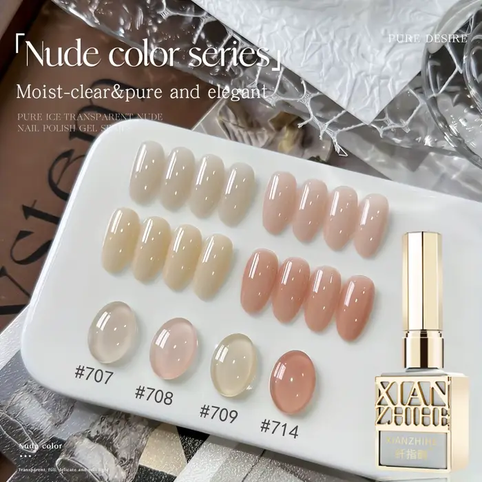Vernis à ongles gel effet gelée populaire