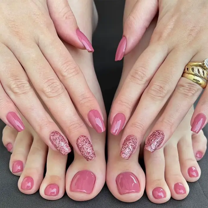 48 pièces presse sur ongles longs carrés et presse sur ongles ensemble