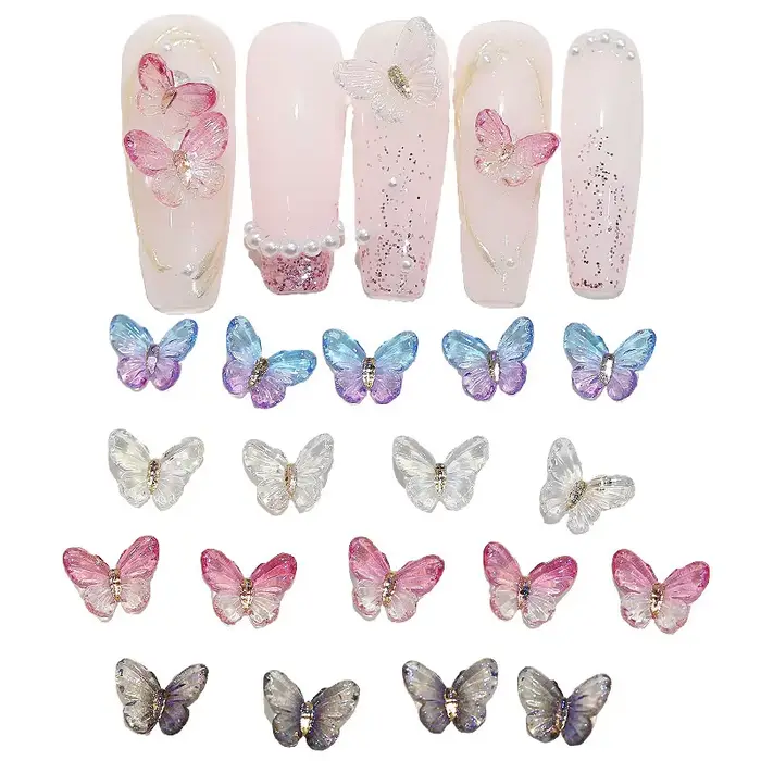 1 boîte de décoration florale pour Nail Art
