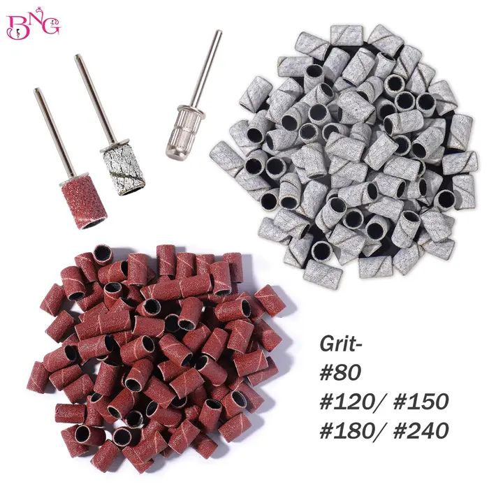 80 # 150 # 240 #   Zèbre bandes de ponçage Machine forets à ongles soins des pieds polissage manucur