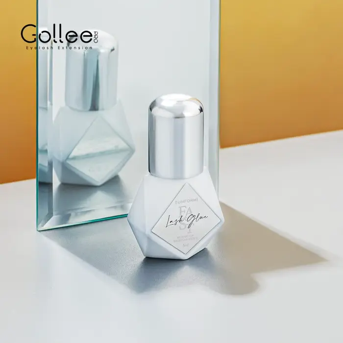 Gollee – colle pour extensions de cils, 5 bouteilles, 7-9 semaines, greffage longue durée, 0.3-1s, c