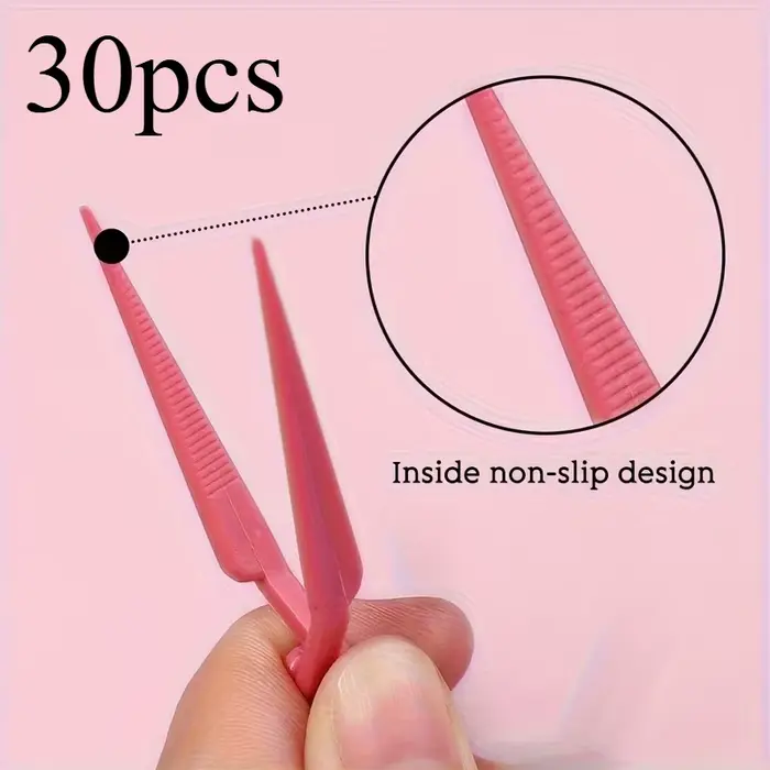 30 pinces de protection pour nail art, pinces anti-taches pour polissage et protection des ongles, o