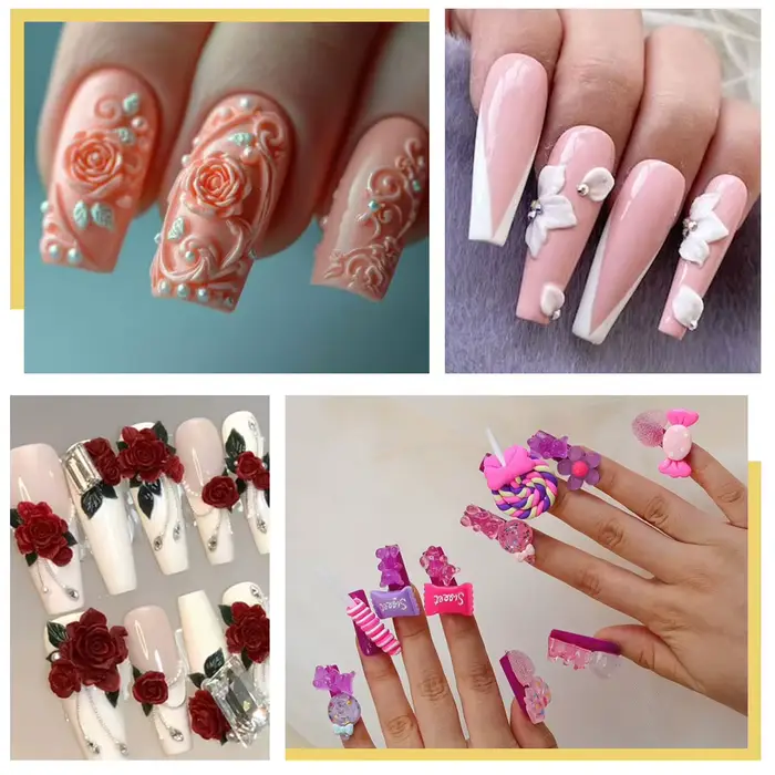 Gel de pâte à modeler UV pour Nail Art, bricolage, modèles de sculpture, Gel de plasticité 3D, sculp