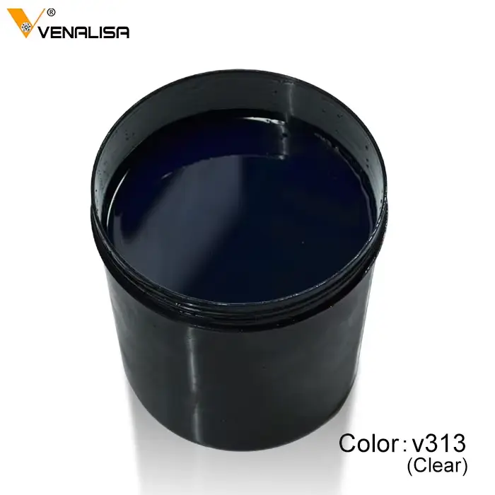 VENALISA UV LED Gel 1kg constructeur en vrac Extension gelée Gel cristal Transparent 12 Camouflage