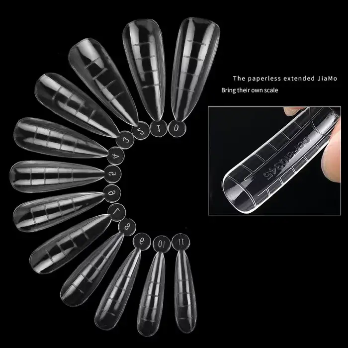 Misscheering 120 pièces/boîte faux ongles transparents acrylique français