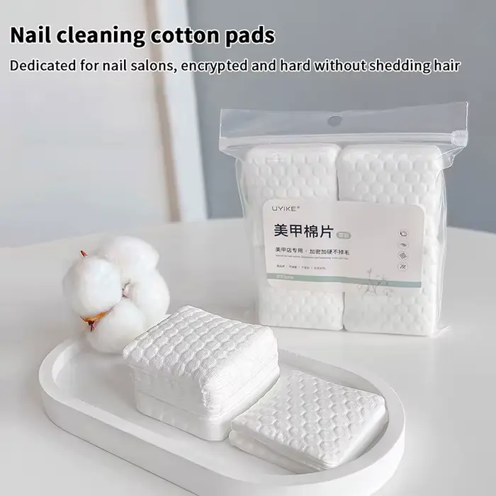Tampon de coton pour ongles, dissolvant de vernis Gel, serviettes de manucure propres, lingettes non