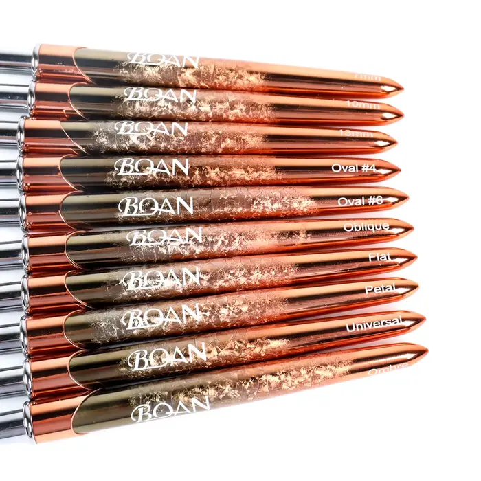 BQAN – brosse à ongles en or Rose