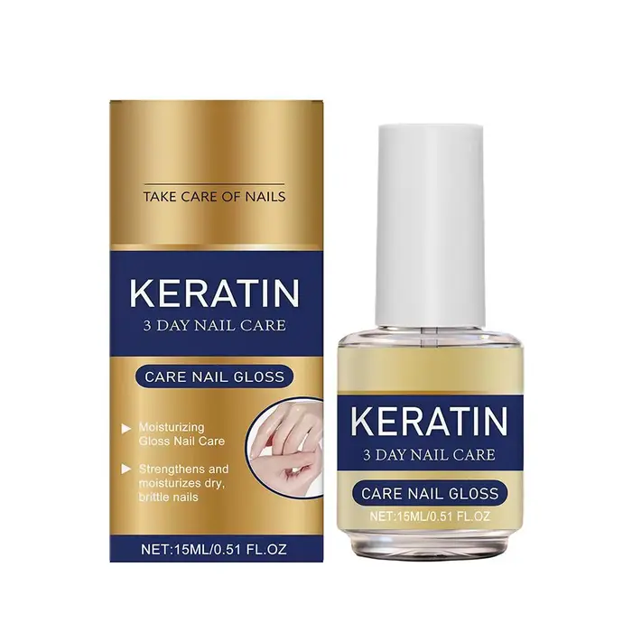 KERATINE 3 JOURS Huile brillante pour soins des ongles Répare les ongles secs et fragiles Améliore l