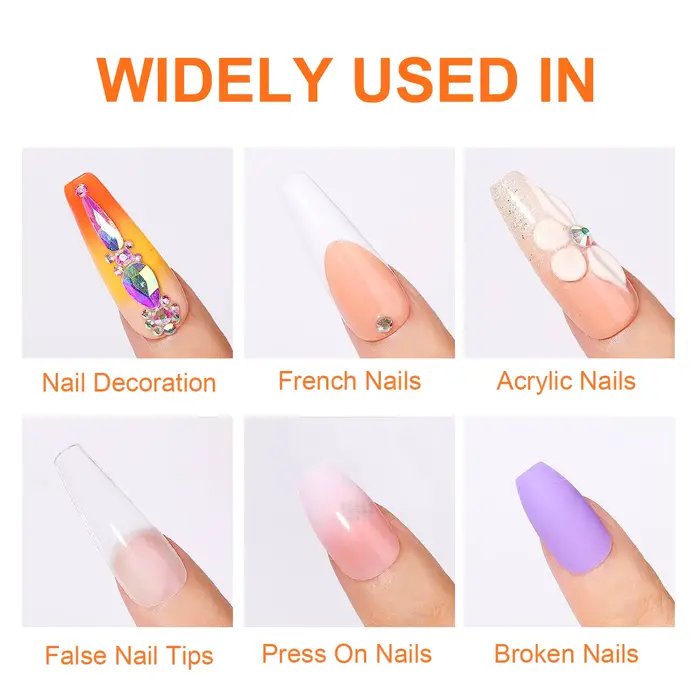 Colle à ongles Super forte pour presser sur les faux ongles