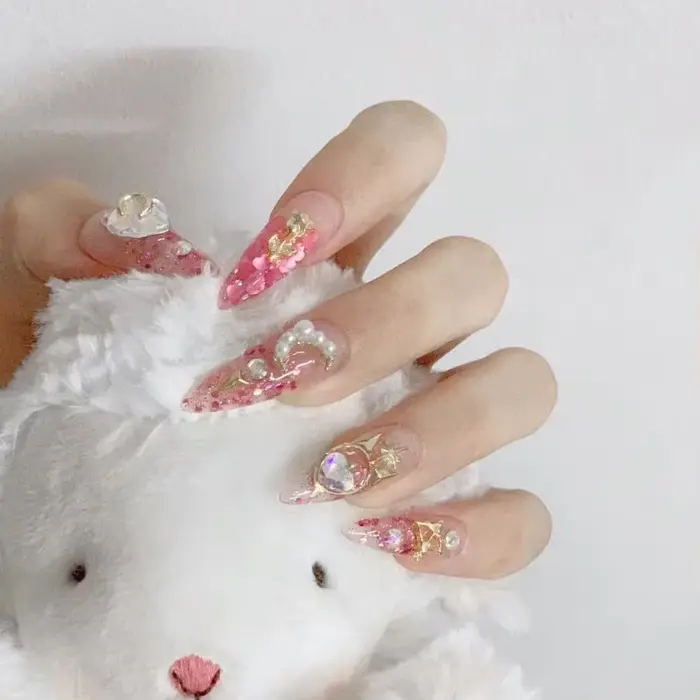 Patchs d'ongles Moon Nail brillants