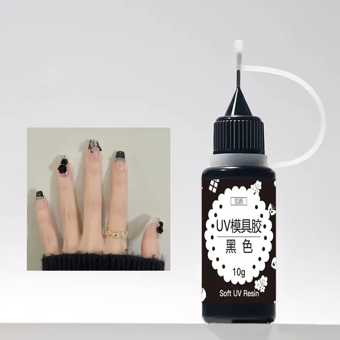 Gel sculpté pour moule à ongles 10g, Gel UV, Colle cristalline translucide, Outil de moulage acryliq