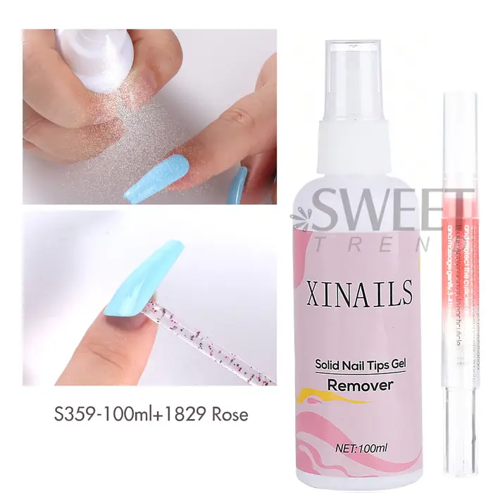 Dissolvant de Gel pour pointes d'ongles solides