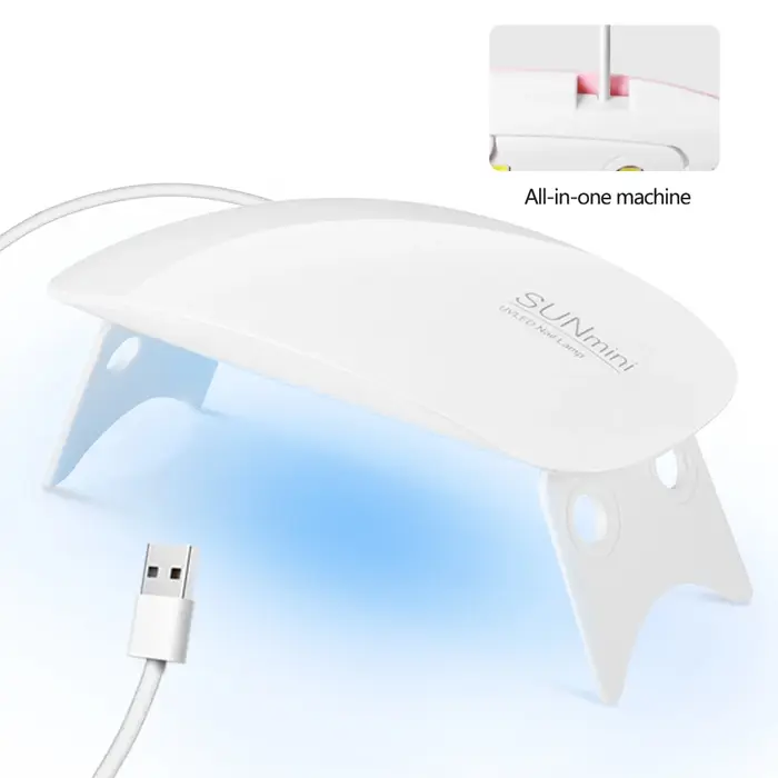 LINMANDA Mini lumière LED lampe de guérison Flash à durcissement rapide Interface USB conception pliante manucure person