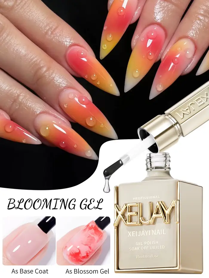 XEIJAYI 1 pièce 15ml Gel fleuri pour ongles