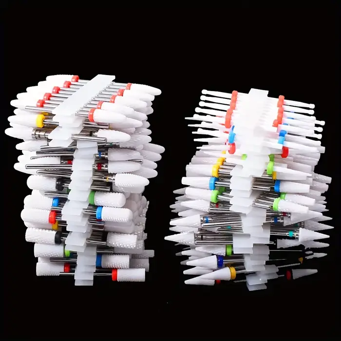 Jeu de forets à ongles en céramique, fraise électrique pour manucure et pédicure, pour Machine à pol
