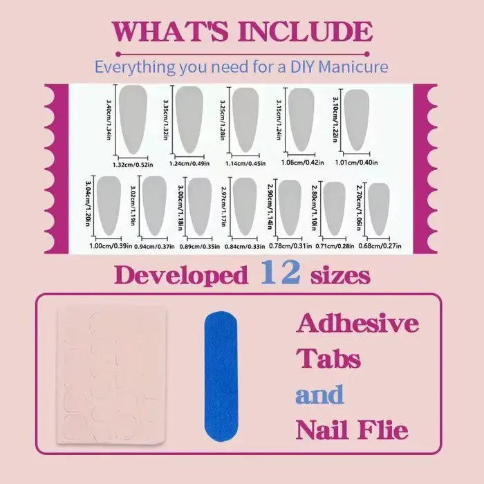 24 faux ongles longs et pointus pour une manucure rétro chic à la française
