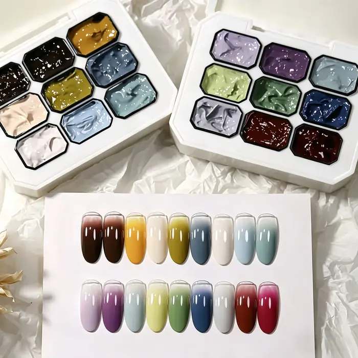 Vernis à ongles solide 9 couleurs
