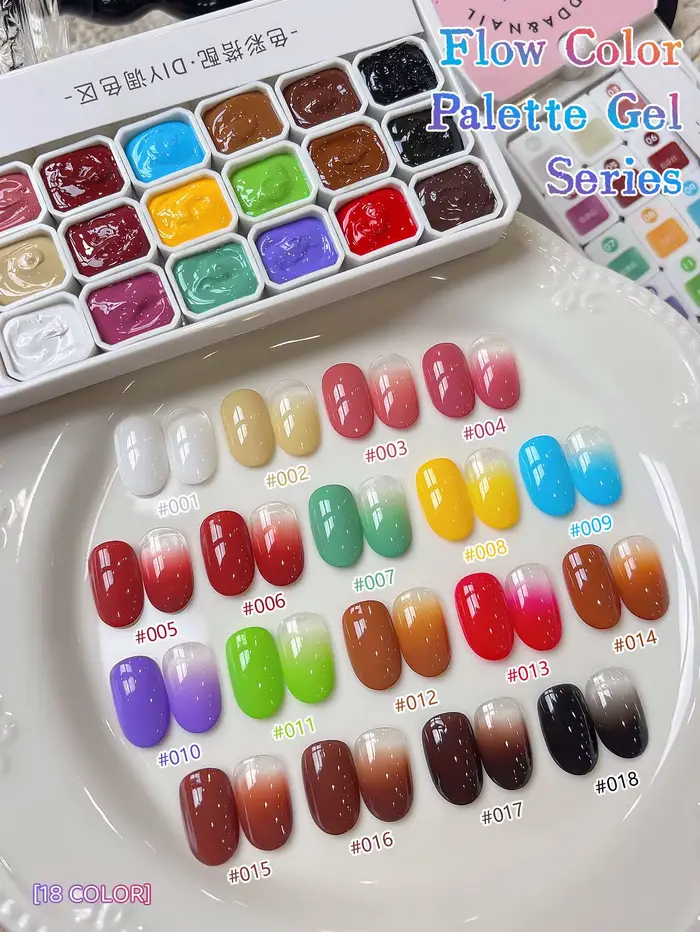 Vernis à ongles pailleté MORDDA 18 couleurs à haute saturation
