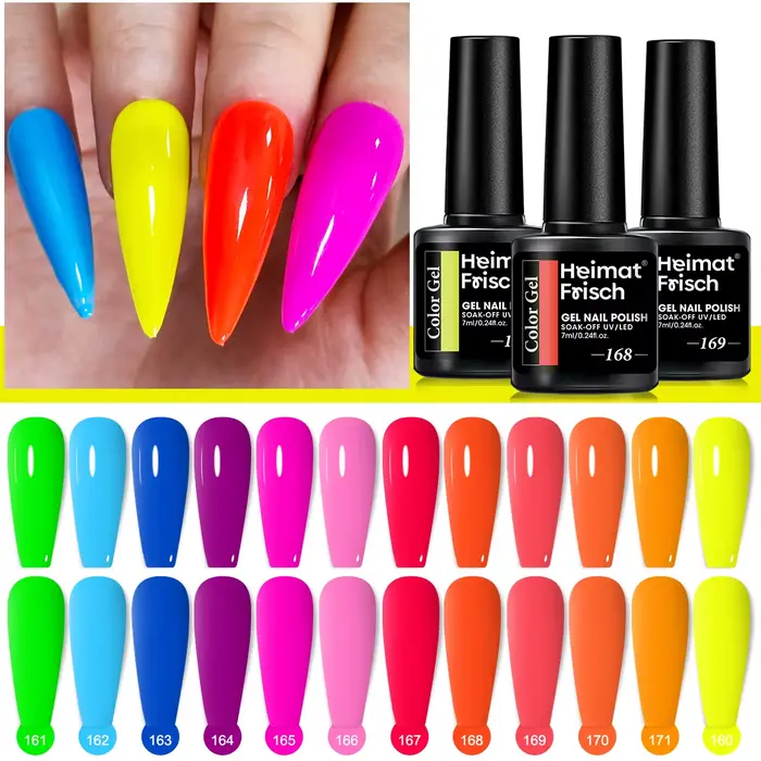 Ensemble de vernis à ongles hydratant Rainbow Bridge de 12 pièces