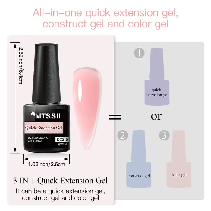 Gel de construction pour ongles en gel rapide