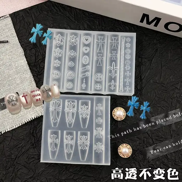 Moule à ongles 3D en silicone
