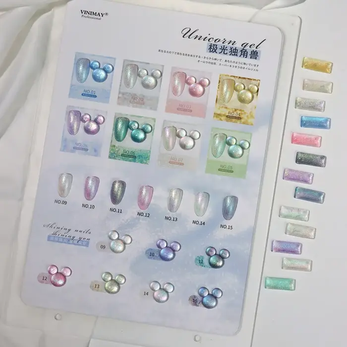 Vinimay-Verhéritage à ongles structurels ent, couleur arc-en-ciel, gel UV, à tremper, pour déficit, LED, pour nail art