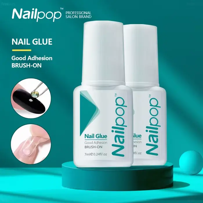 Nailpop colle à ongles pour faux conseils paillettes acrylique Nail Art adhésif outil de manucure st