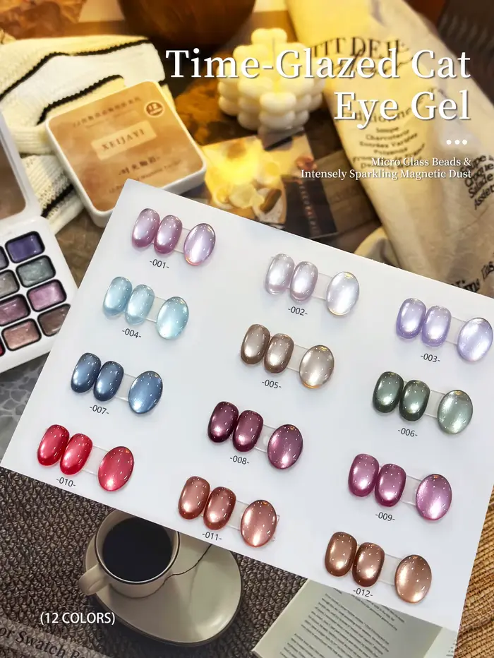 Gel semi-permanent pour ongles en 12 couleurs