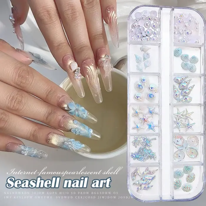 Breloques pour ongles en résine