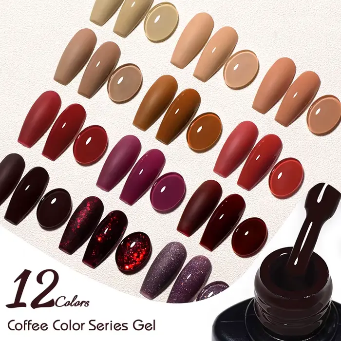 Vernis à ongles Gel marron café