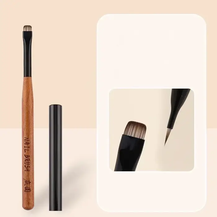 Nouveau cheveux courts ongles Art brosse photothérapie acrylique UV Gel Extension constructeur revêtement peinture stylo bricolage manucure accessoires outil