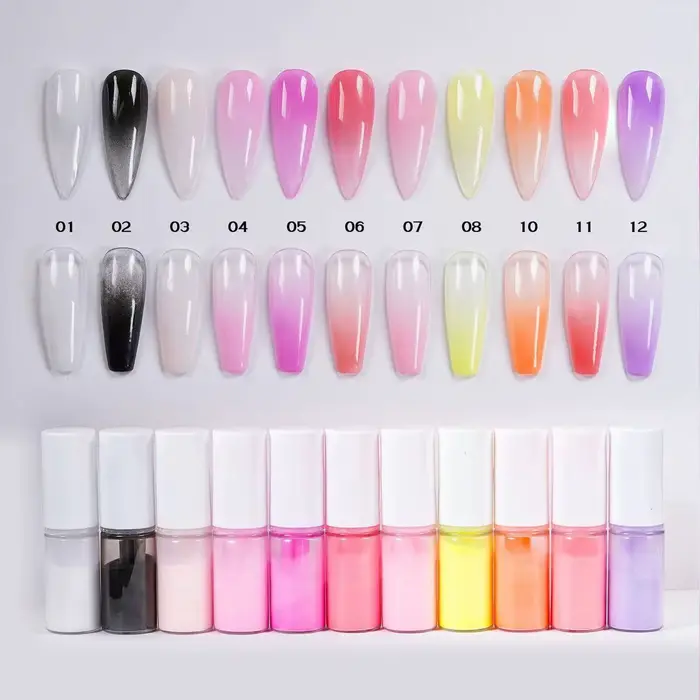 Pastel Neon Gradient Powder Nail Art 10g ombre