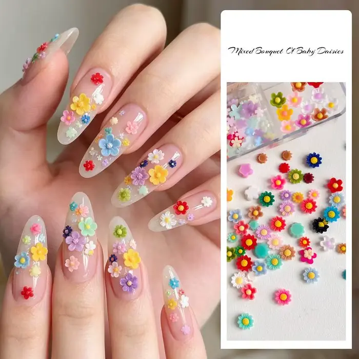 Breloques pour ongles, ambiance estivale