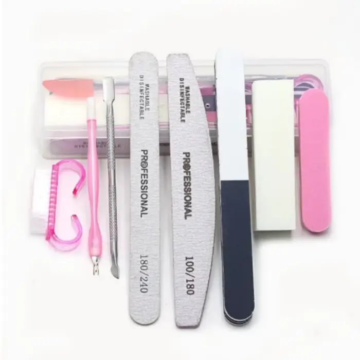 Kit de limes à ongles professionnelles pour manucure et pédicure