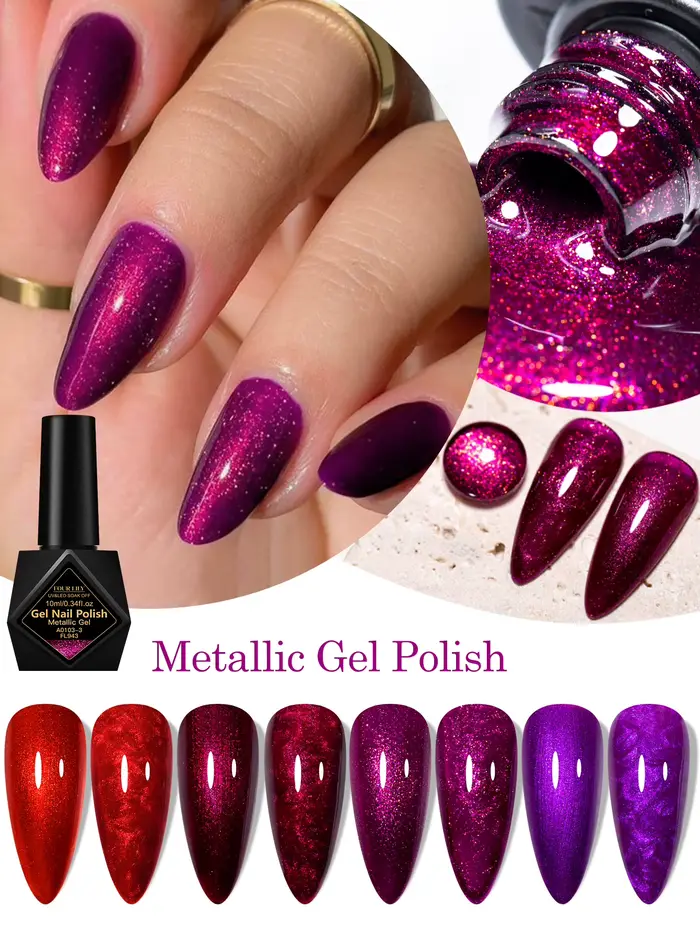 FOUR LILY – vernis à ongles Gel métallique
