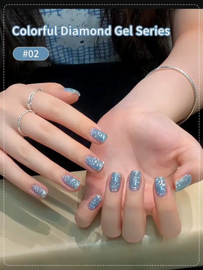 5g 3 couleurs haute densité paillettes vernis à ongles Gel réflexion Flash Nail Art Gel