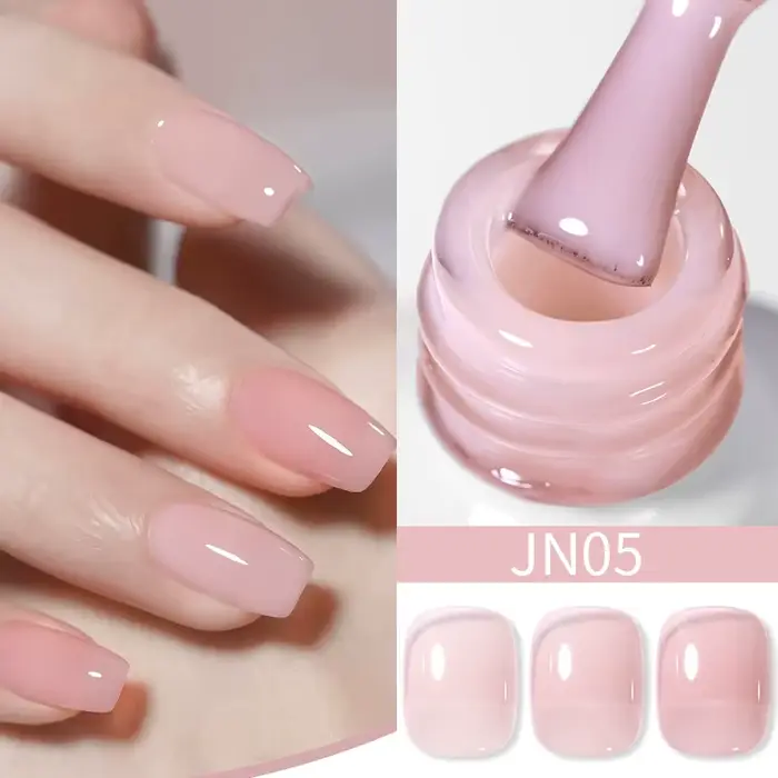 BORN PRETTY 10ml translucide gelée nu Gel vernis à ongles vernis coloré Semi Permanent UV LED Nail A