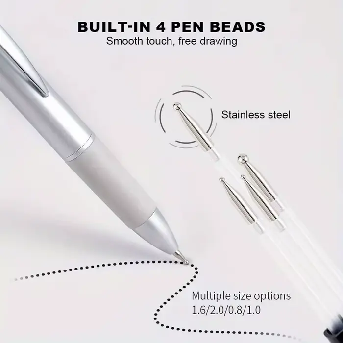 Outils de nail art 6 en 1 : Disque de pointillage