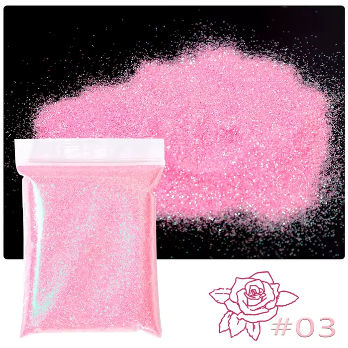 Poudre de paillettes pour ongles de noël or/argent, 50g, 0.1mm, holographique, irisée, brillante, Ul
