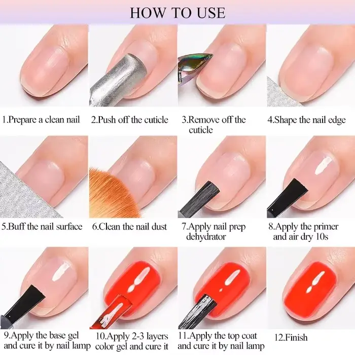 2/4/5 pièces acrylique sans acide apprêt à ongles préparation déshydrateur Gel vernis à ongles ensem