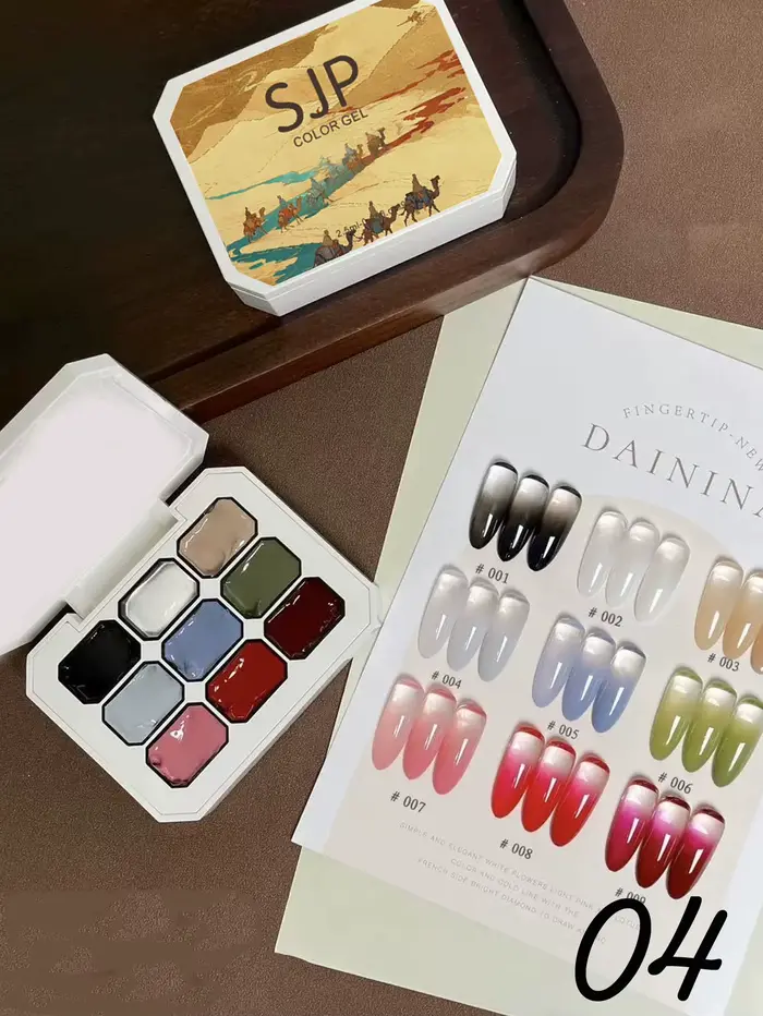 Palette de vernis à ongles solide