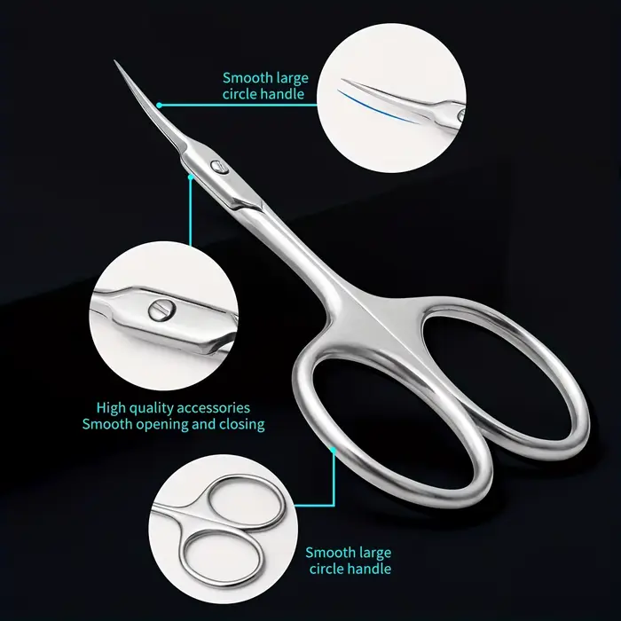Ciseaux de manucure ciseaux à cuticules couteau à Arc Ultra fin