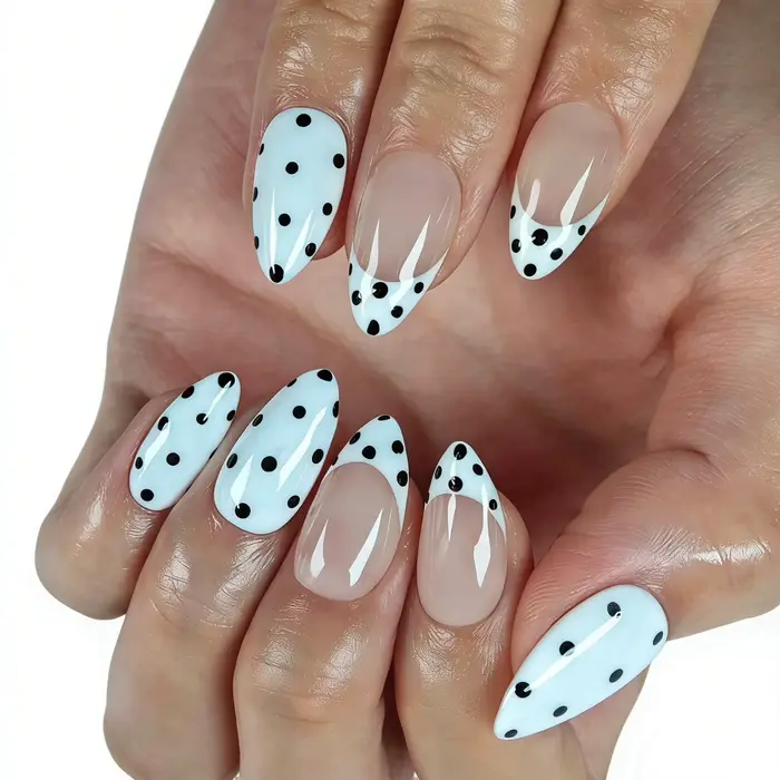 10 pièces d'ongles portables à pression faits à la main